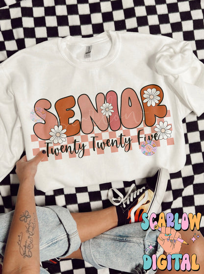 Senior 2025 PNG- Graduation Sublimation Digital Design Download-senior sublimation, graduation png, retro senior png, high school senior png