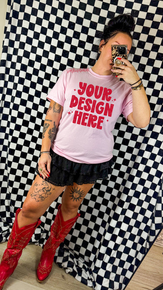 ✨ NEW NEW NEW ✨ Blossom Comfort Colors Unisex Garment-Dyed Heavyweight T-Shirt 1717 Mockup