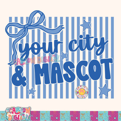 Blue Mascot Custom Design  - REVIEW DESCRIPTION BEFORE PURCHASING