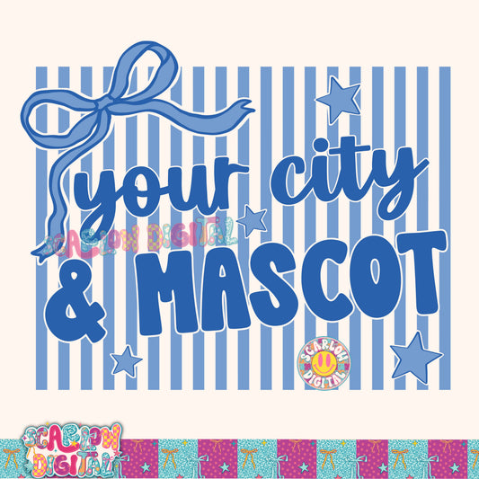 Blue Mascot Custom Design  - REVIEW DESCRIPTION BEFORE PURCHASING