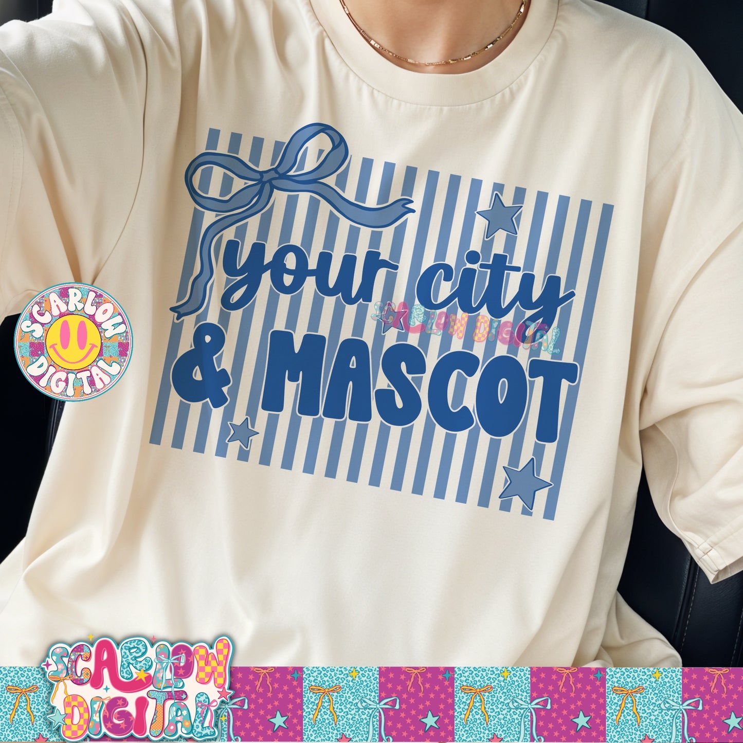 Blue Mascot Custom Design  - REVIEW DESCRIPTION BEFORE PURCHASING