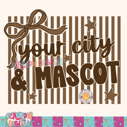 Brown Mascot Custom Design  - REVIEW DESCRIPTION BEFORE PURCHASING