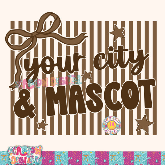 Brown Mascot Custom Design  - REVIEW DESCRIPTION BEFORE PURCHASING