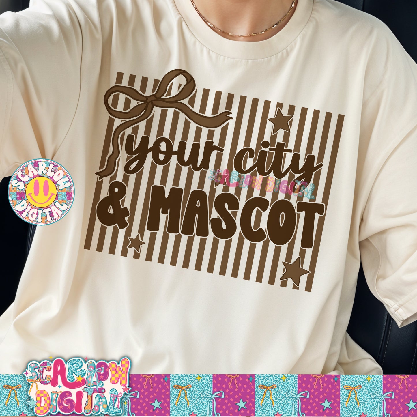 Brown Mascot Custom Design  - REVIEW DESCRIPTION BEFORE PURCHASING
