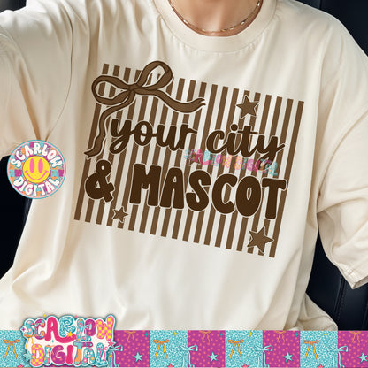 Brown Mascot Custom Design  - REVIEW DESCRIPTION BEFORE PURCHASING