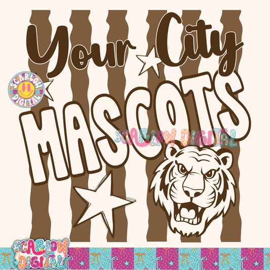 Brown Mascot Custom Design  - REVIEW DESCRIPTION BEFORE PURCHASING