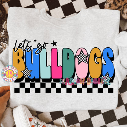Let's Go Bulldogs PNG Digital Design