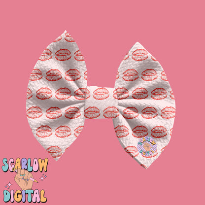 Kisses Seamless Pattern-Valentine's Day Sublimation Digital Design Download-xoxo seamless pattern, lips seamless pattern, boy seamless file