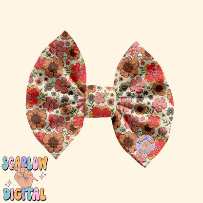 Floral Seamless Pattern Digital Design Download-flowers seamless pattern, little girl seamless file, boho seamless pattern, spring seamless