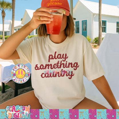 Play Something Country PNG Digital Design