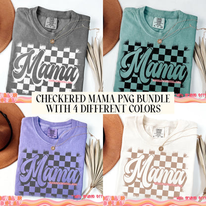 Checkered Mama PNG Bundle Digital Design