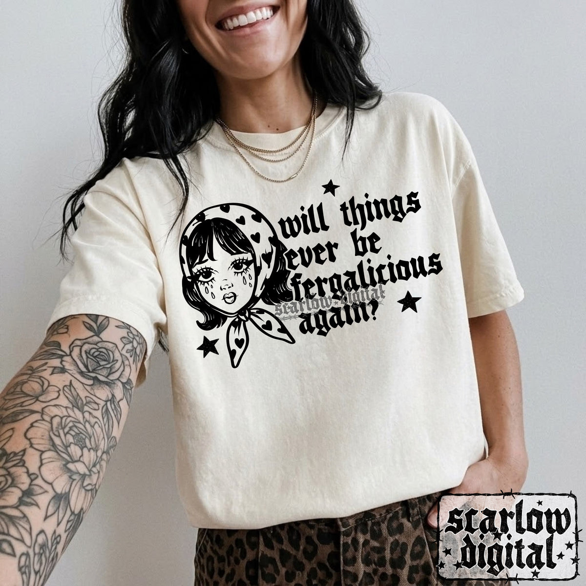 Will Things Ever Be Fergalicious Again? PNG Digital Design