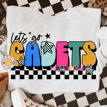Let's Go Cadets PNG Digital Design