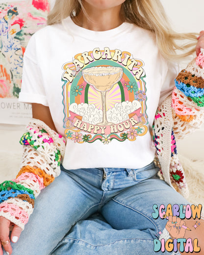 Margarita PNG Sublimation Digital Design Download, tequila png, summer png, happy hour png, colorful png, trendy png, adult tshirt designs