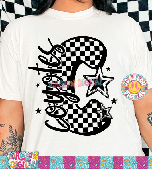 Coyotes PNG Digital Design