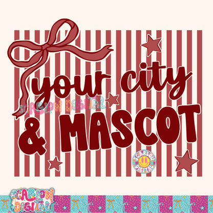 Crimson Mascot Custom Design  - REVIEW DESCRIPTION BEFORE PURCHASING
