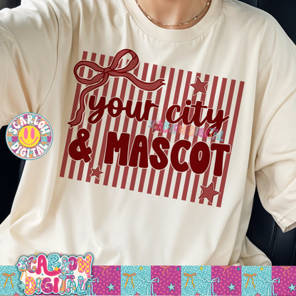 Crimson Mascot Custom Design  - REVIEW DESCRIPTION BEFORE PURCHASING