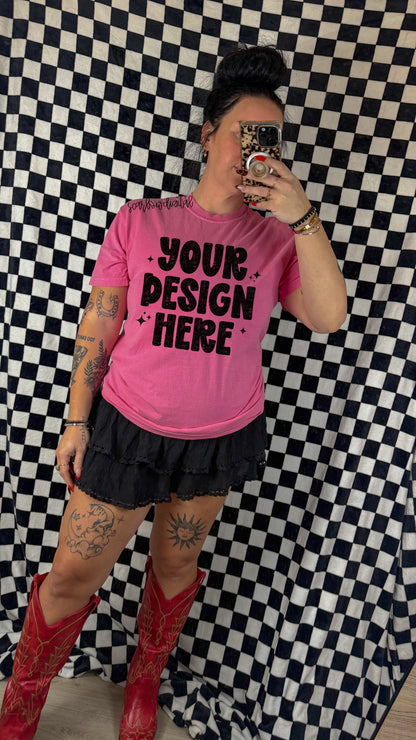 ✨ NEW NEW NEW ✨ Crunchberry Comfort Colors Comfort Colors Unisex Garment-Dyed Heavyweight T-Shirt 1717 Mockup