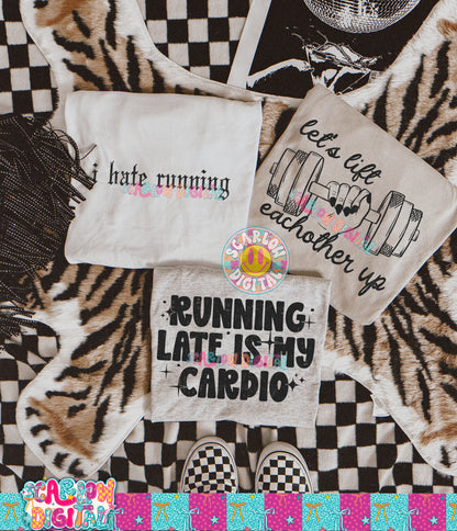 Gym & Workout PNG Bundle Digital Designs