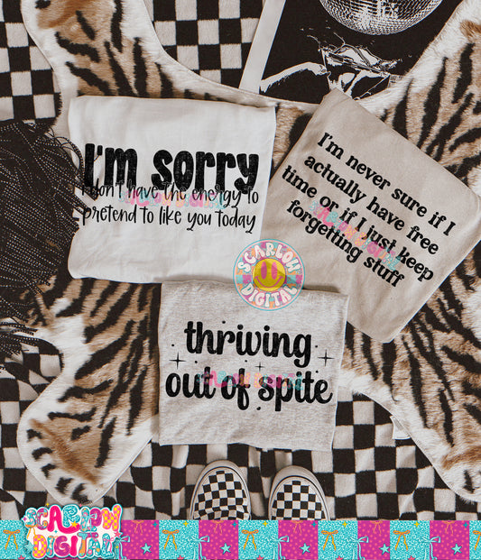 Snarky Funny PNG Digital Design Bundle