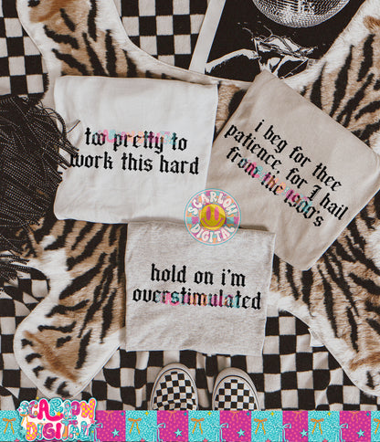 Old English Design Bundle PNG Digital Designs