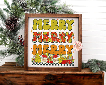 Merry Merry Merry PNG-Christmas Sublimation Digital Design Download-christmas tree png, santa claus png, traditional christmas png designs