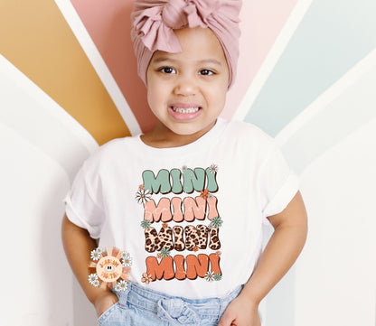 Mini PNG-Flowers Sublimation Digital Design Download-fall mini png, leopard print png, png for kids, girl sublimation, mama mini png designs