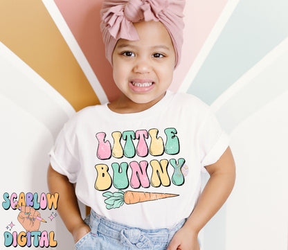 Little Bunny PNG-Easter Sublimation Digital Design Download-carrot png, girl easter png, mama mini easter png, easter mommy and me png file