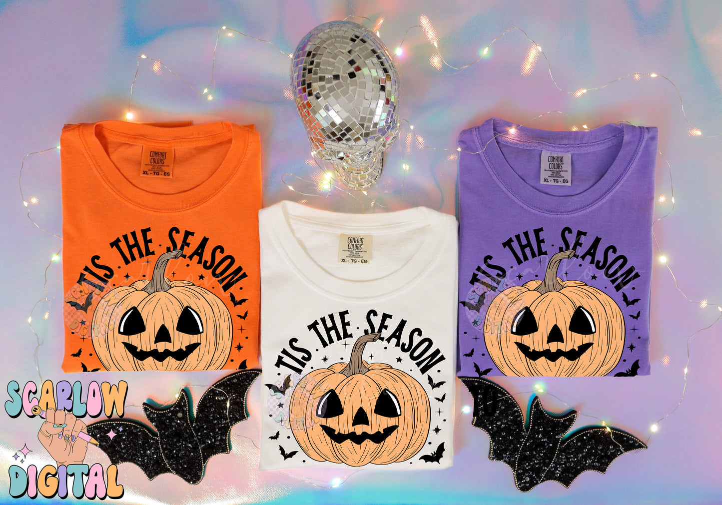 Tis The Season To Be Spooky PNG Digital Design Download, halloween png, spooky season png, fall png, jack-o'-lantern png, pumpkin png