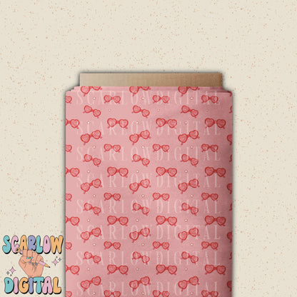 Heart Glasses Seamless Pattern Digital Design