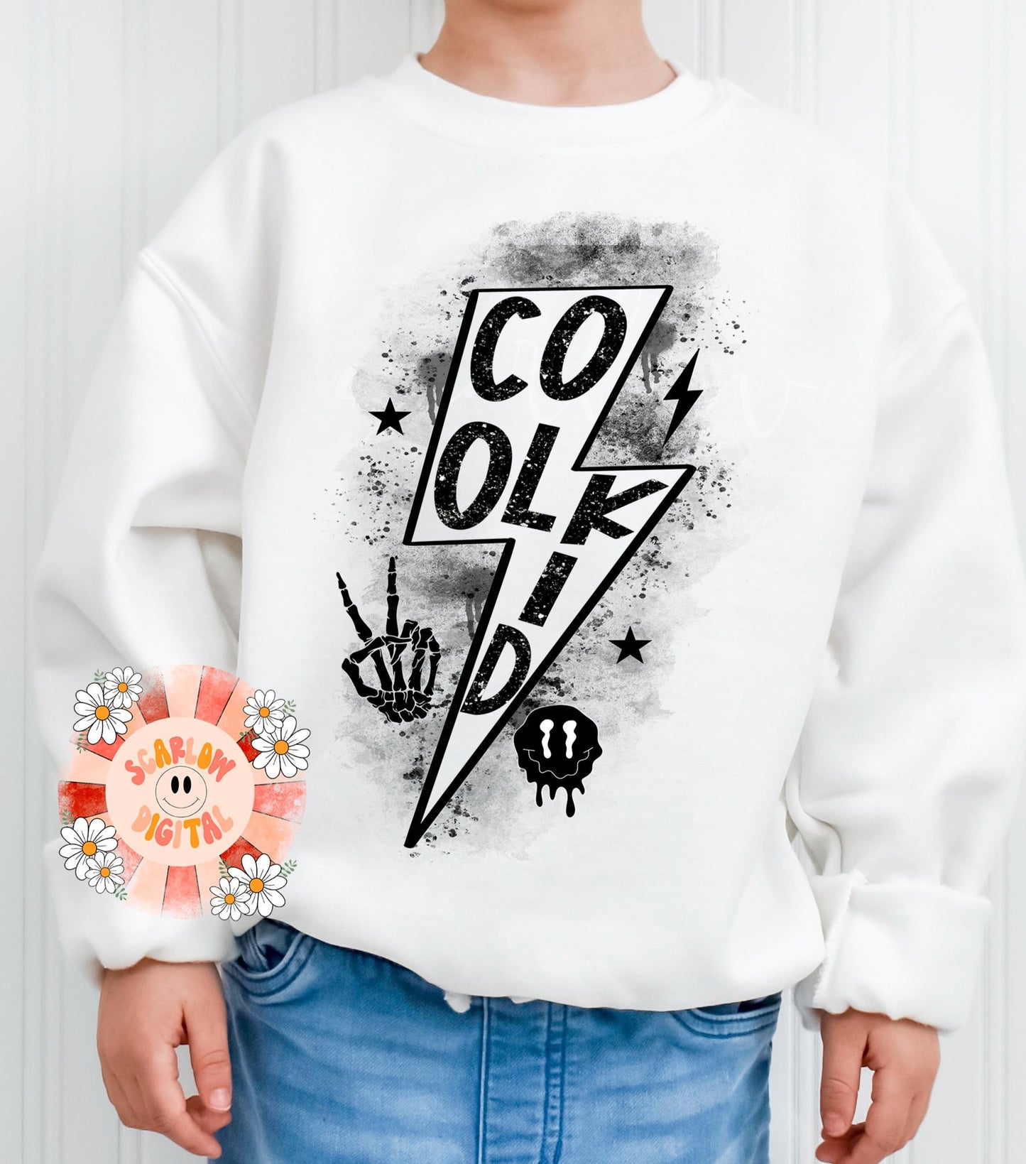 Cool Kid PNG-Rocker Sublimation Digital Design Download-rocker boy png, little boy png, skeleton png, grunge png, edgy png, png for boys