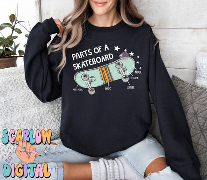 Parts of a Skateboard PNG-Skater Sublimation Digital Design Download-boy png, retro png, grunge png, rocker png, edgy png, boy tshirt design