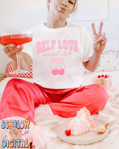 Self Love Social Club PNG Digital Design Download