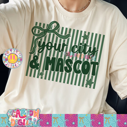 Green Mascot Custom Design  - REVIEW DESCRIPTION BEFORE PURCHASING