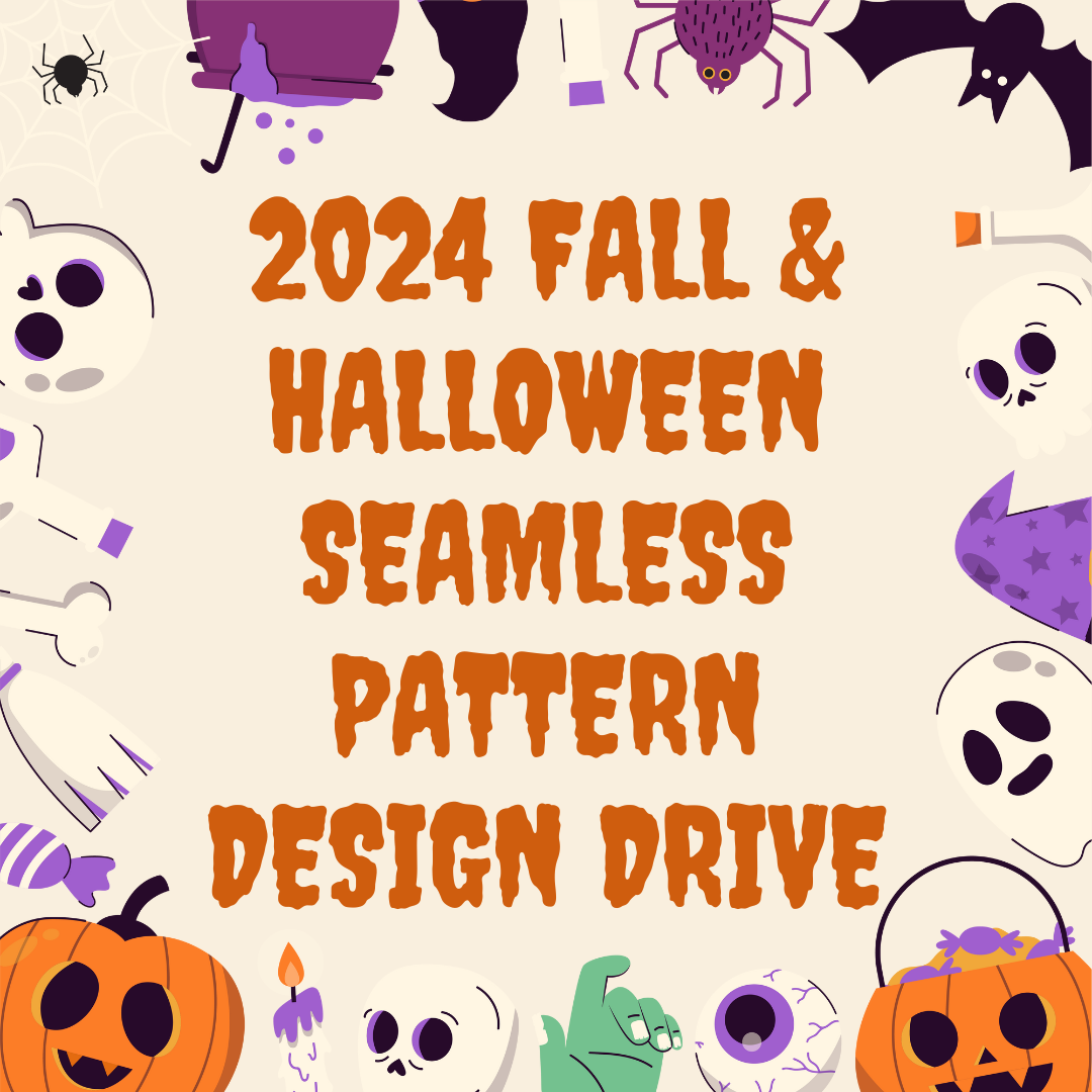 2024 Fall and Halloween Seamless Pattern Google Drive