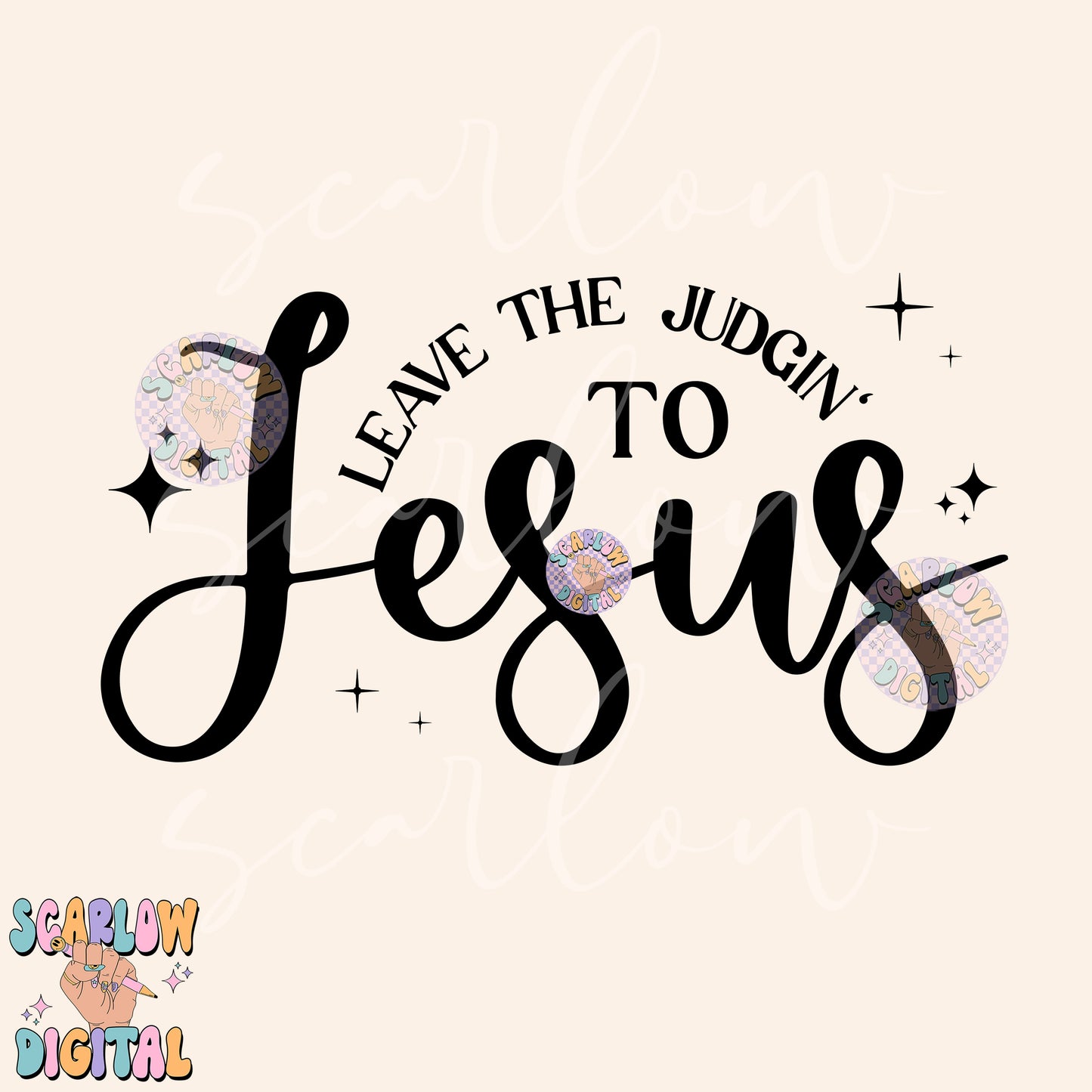 Leave the Judging to Jesus SVG Cut File Digital Design Download, Christian designs, simple png, bible verse SVG, inspirational SVG designs