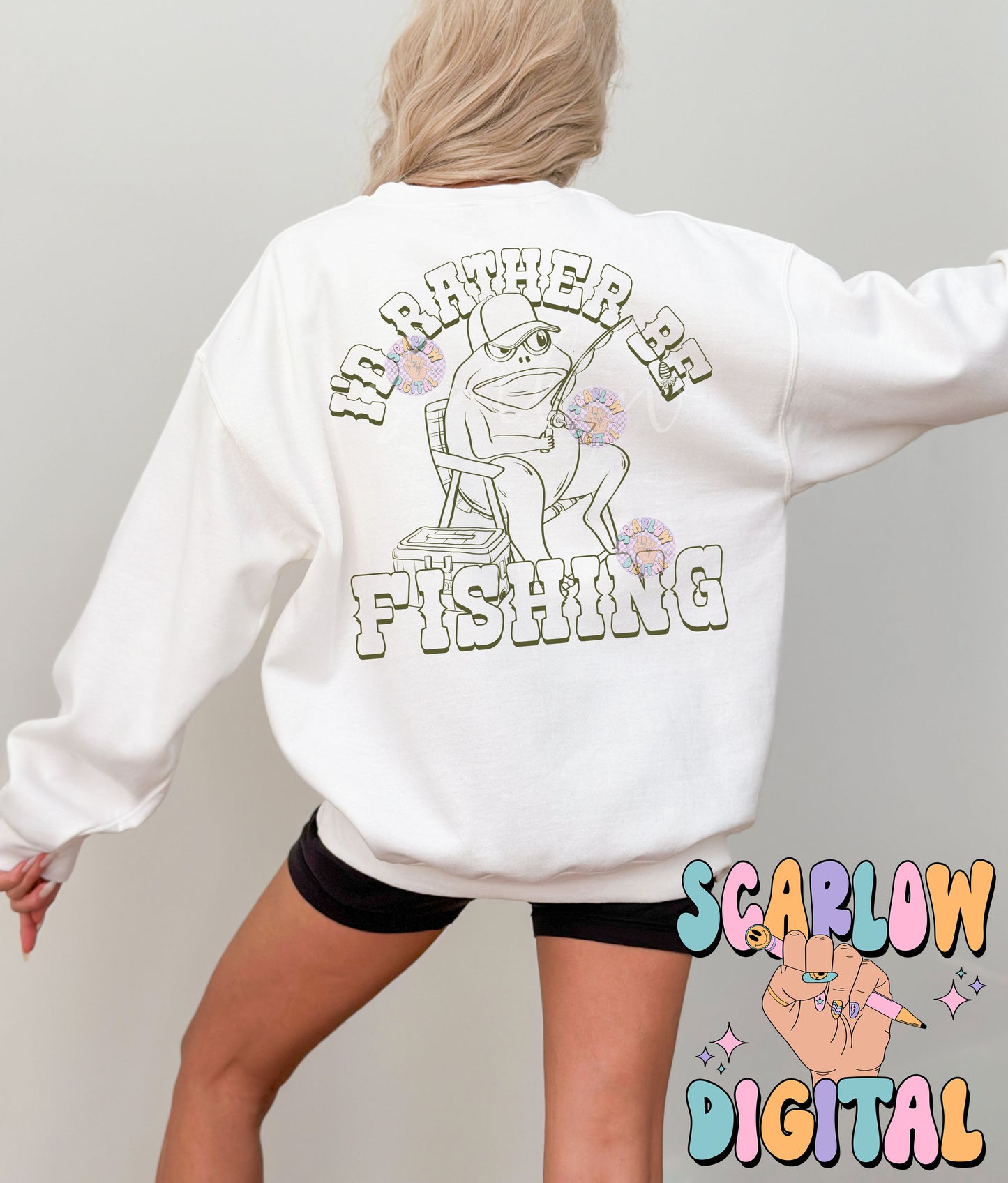Rather Be Fishing PNG Digital Design Download, funny png, men's png designs, adult humor png, outdoorsman png, hunting and fishing png