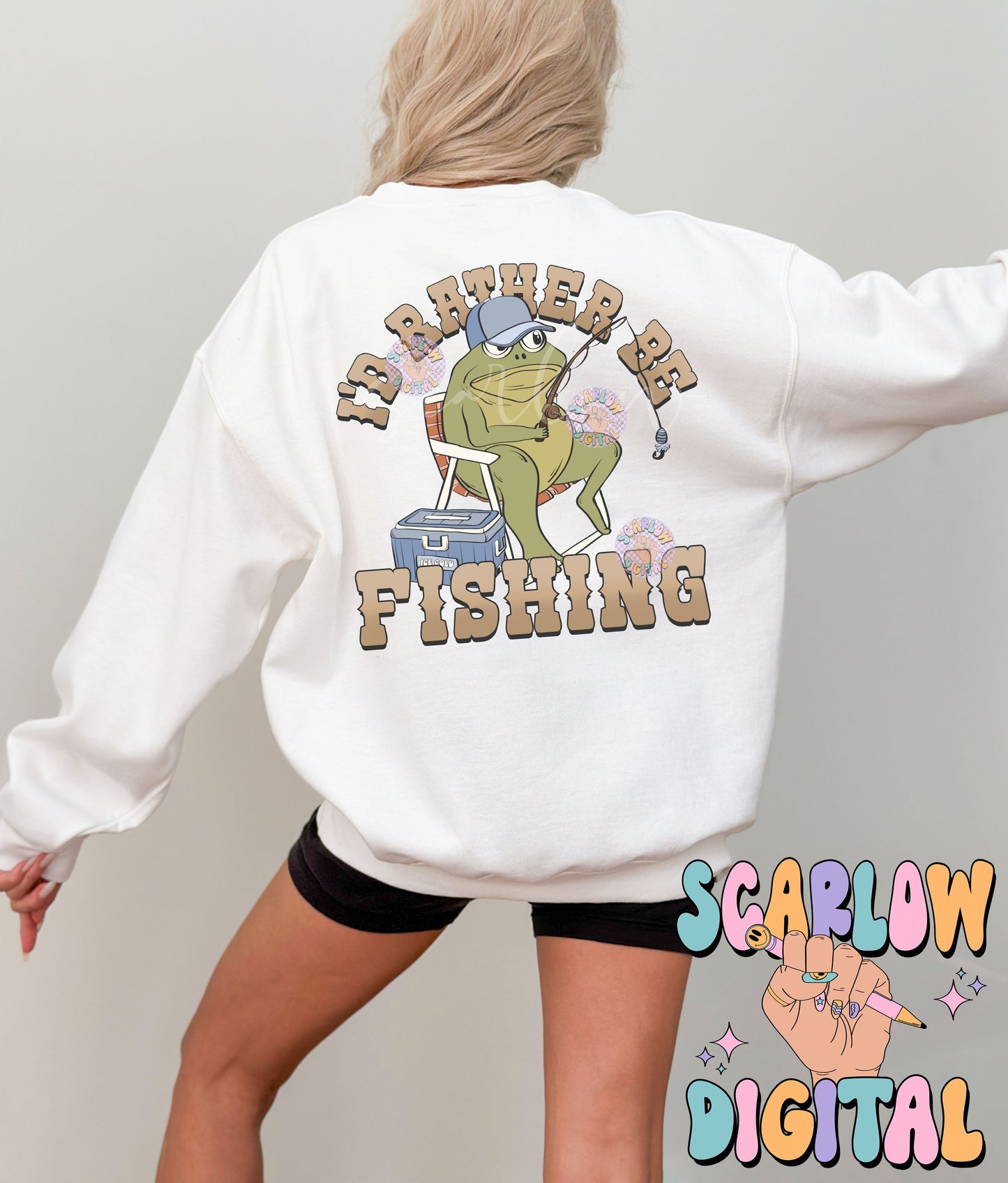 Rather Be Fishing PNG Digital Design Download, funny png, men's png designs, adult humor png, outdoorsman png, hunting and fishing png