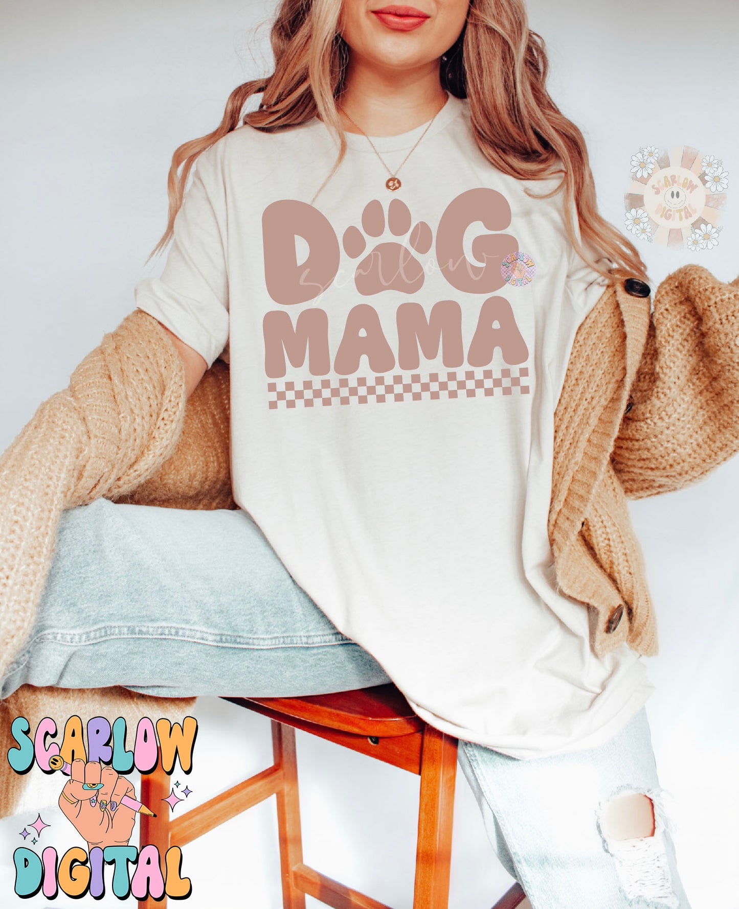 Dog Mama SVG Cut File Sublimation Digital Design Download, dog mom svg, fur mom svg, svg for womens, women svg designs, dog tshirt designs