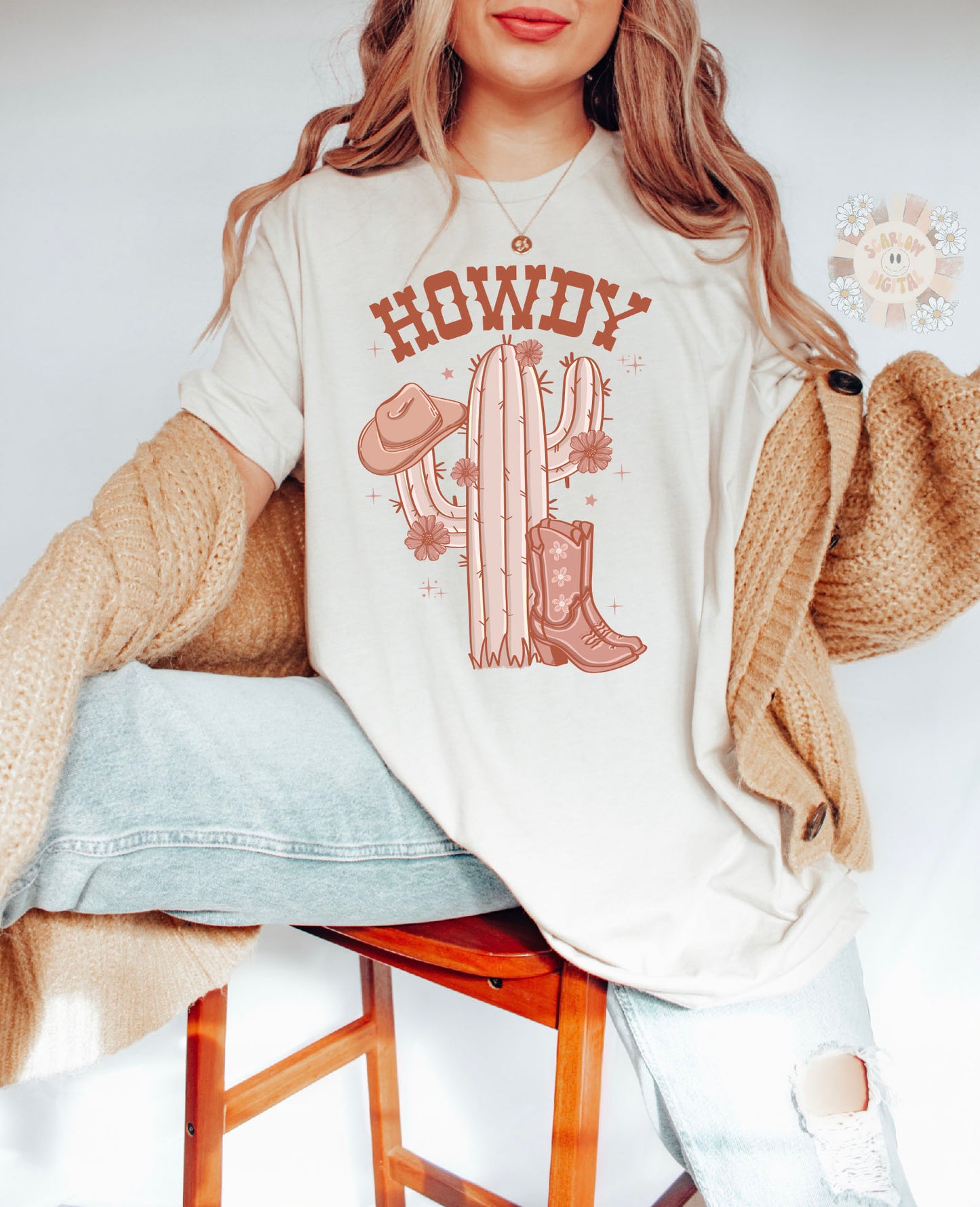 Howdy PNG-Western Sublimation Digital Design Download-cowgirl png, girly png, cactus png, cowgirl boots, cowgirl hat png, country girl png