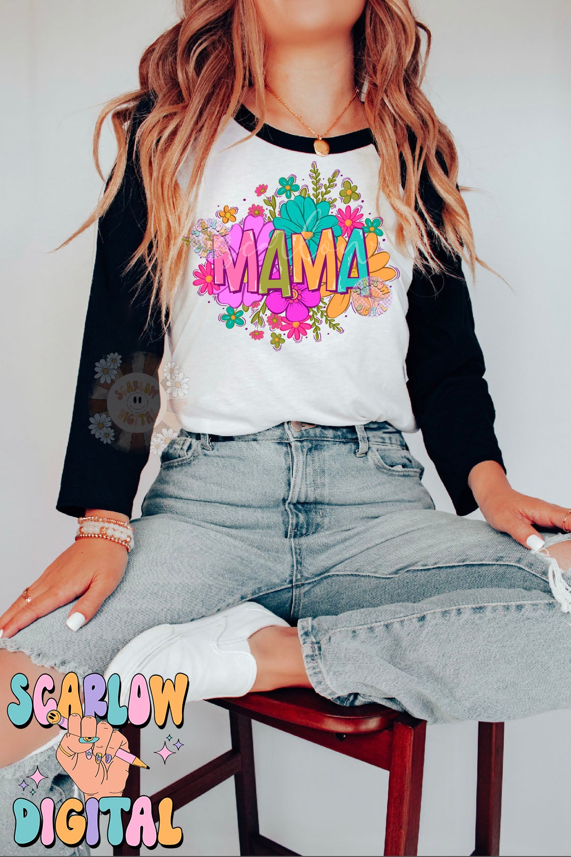 Floral Mama PNG-Flowers Sublimation Digital Design Download-png for moms, mama mini png, mama's girl png, flower mama png, summer mama png