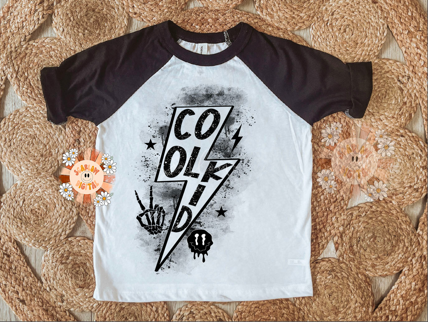 Cool Kid PNG-Rocker Sublimation Digital Design Download-rocker boy png, little boy png, skeleton png, grunge png, edgy png, png for boys