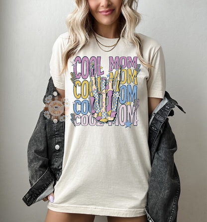 Cool Mom PNG-Rocker Sublimation Digital Design Download-mom png, png for moms, edgy png, grunge png, skeleton png, vintage png, retro png