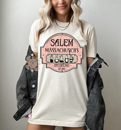 Salem Massachusetts Apothecary PNG-Halloween Sublimation Digital Design Download-witches png, witchcraft png, magic png, spooky png design