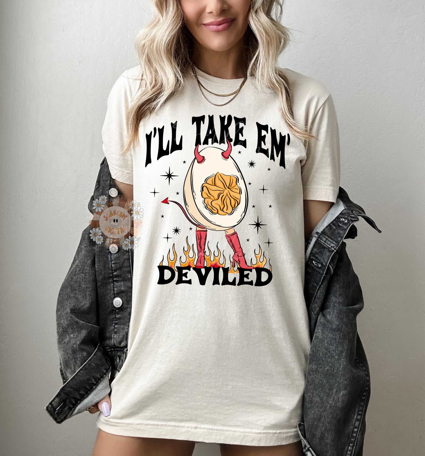 I'll Take 'Em Deviled PNG-Thanksgiving Sublimation Digital Design Download-deviled eggs png, png for men, mens png designs, funny png design