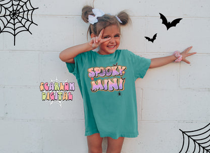 Spooky Mini PNG-Halloween Sublimation Digital Design Download-spooky season png, png for kids, mini png, fall png, trendy png, spider png