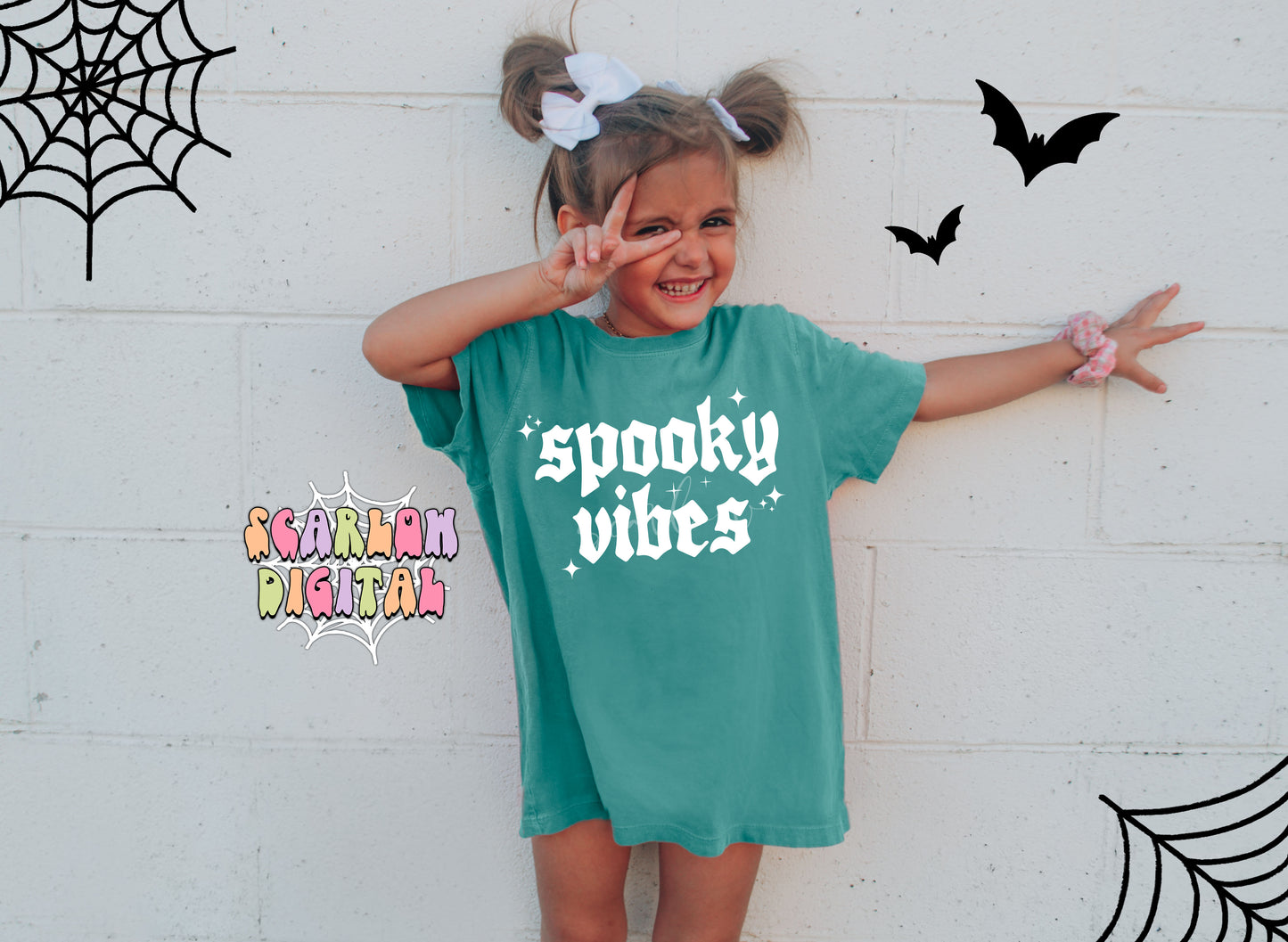 Spooky Vibes SVG Cricut Cut File Digital Design Download, halloween svg, spooky season svg, fall svg, simple halloween svg, minimalist svg