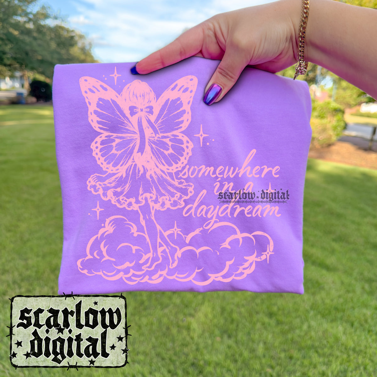 Somewhere in a Daydream PNG Digital Design