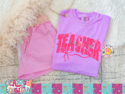 Teacher Bows PNG Digital Design