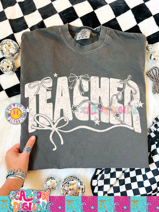 Teacher Bows PNG Digital Design